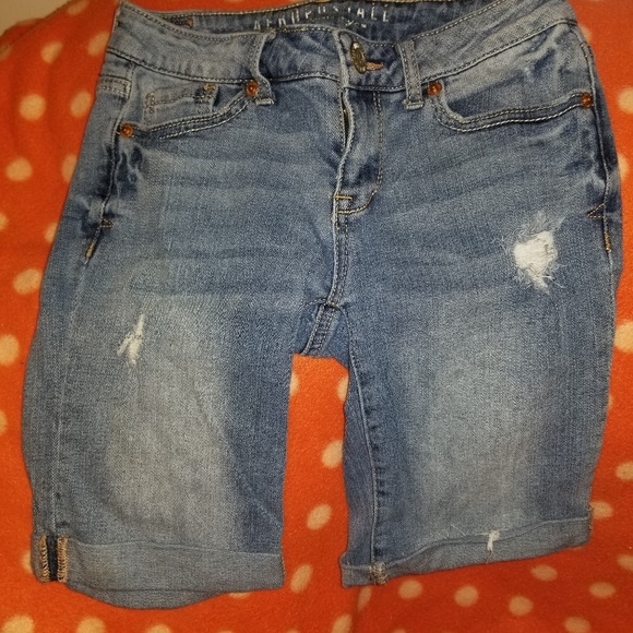 Aeropostale denim shorts size 00 - Picture 2 of 3